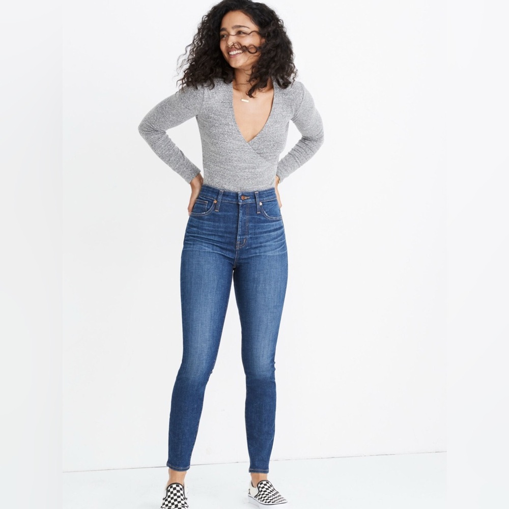 Madewell Curvy High-Rise Skinny Jeans in Moreaux Wash - Size 30